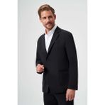 Bisse Regular Fit Mono Yaka Siyah Erkek Spor Ceket CK23Y23102_D99 - 48 - --
