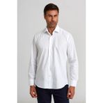 Bisse Regular Fit Pötikare Beyaz Erkek Gömlek GM23K232095_D01