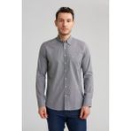 Bisse Regular Fit Siyah Basic Erkek Gömlek GM23K232030_D99