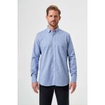 Bisse Regular Fit Spor Mavi Erkek Gömlek GM23Y231118_D35