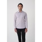 Bisse Regular Fit Uzun Kol Pamuk Erkek Bordo Gömlek GMCZG250031_D25 - 42