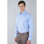 Bisse Regular Fit Uzun Kollu Pamuk Açık Mavi Erkek Gömlek GMEKS250010_33 - 41