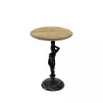 Bistro Döküm Ayak Çipa Angel Masa - (Werzalit, Wermodin Ve Allzalit Tabla 60 Cm Çap) - Avalone Pine