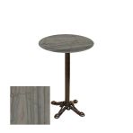 Bistro Döküm Ayak Çipa Masa - (Werzalit, Wermodin Ve Allzalit Tabla 60 Cm Çap) - Magma