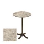 Bistro Döküm Ayak Çipa Masa - (Werzalit, Wermodin Ve Allzalit Tabla 60 Cm Çap) - Scala Marble