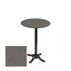 Bistro Döküm Ayak Çipa Masa - (Werzalit, Wermodin Ve Allzalit Tabla 60 Cm Çap) - Twister