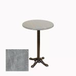 Bistro Döküm Ayak Çipa Masa - (Werzalit, Wermodin Ve Allzalit Tabla 70 Cm Çap) - Light Temperado
