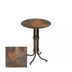 Bistro Masa Buket - (Werzalit, Wermodin Ve Allzalit Tabla 60 Cm Çap) - Metalic Oxid 1