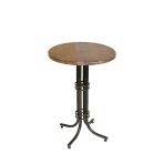Bistro Masa Buket - (Werzalit, Wermodin Ve Allzalit Tabla 60 Cm Çap) - Rustik Dark