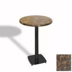 Bistro Masa Tokyo Esb - (Werzalit, Wermodin Ve Allzalit Tabla 60 Cm Çap) - Karacabey Mermer