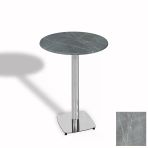 Bistro Masa Tokyo Kromnikel - (Werzalit, Wermodin Ve Allzalit Tabla 60 Cm Çap) - Light Temperado