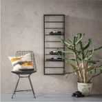 Bistro Metal Duvar Şarap ve Içecek Rafı