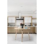 Bistro Yuvarlak Mutfak Masası | Yuvarlak Yemek Masası | Meşe - 80 CM