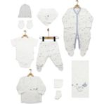 Bistyle 10LU Hastane Çıkışı Müslin Little Boats 11121 Ekru - 0 - 3 Ay