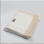 Bistyle Organik Müslin Battaniye Fistolu 80x90cm Ekru