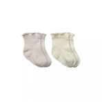 Bistyle Overlok Style Penye Soket Çorap 2Li 10153 Taş