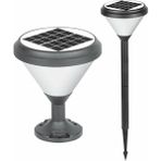 Bit Pazarım Ack AG60-07831 Solar Pc LED Bahçe Armatürü 3.2 V 18650 Lifepro 4 20 W 6500 K 400 Lm 3000 Ma 185 x 185 x 215 - Renkli