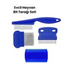Bit Pire ve Tüy Temizliğine Uygun Çok Amaçlı Evcil Hayvan Tarağı Seti - NAJM7699-2952