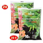 Bitbest Bio 2X10lt (20Lt) Bitki Saksı Toprağı Solucan Gübresi Torf Humus Perlit Leonardit