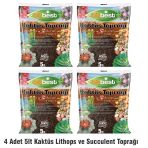 Bitbest Bio Kaktüs Lithops Ve Succulent Toprağı 4 Adet 5Lt