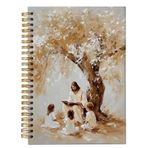 bitCNY İsa Öğretim Defteri - İsa ve Çocuklarla Ruhsal Sanat Dergisi İllüstrasyonu, 20 x 13 cm Çocuklar ve Anneler için Hıristiyan Defter 411
