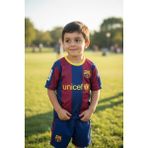 Bite Nose Barcelona 2011 Bordo Messi Efsane Şortlu Çorap Çocuk Forması
