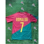 Bite Nose Ronaldo Portekiz Kırmızı Milli Takım T-Shirt Halı Saha Forması - 2XL