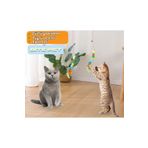 bite pet Kendinden Yapışkanlı Renkli Kedi Oyun Oltası Kedi Oyuncağı Yapışkanlı Olta