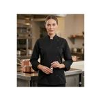 BİTEKS Kadın Siyah Chef Aşçı Ceket