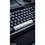 Bitenzo 3D Custom Tasarım Mekanik Klavye Spacebar Keycap - 6.25U Uyumlu Özel Dokulu Boşluk Tuşu - Beyaz