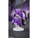 Bitenzo 3D Masaüstü Çok Fonksiyonlu Gaming Stand - 2 Adet Oyun Kolu ve Kulaklık Standı Kontrolcü Düzenleyici - Beyaz