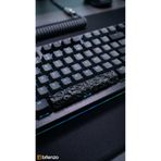 Bitenzo3D Custom Tasarım Mekanik Klavye Spacebar Keycap - 6.25u Uyumlu Özel Dokulu Boşluk Tuşu - Siyah