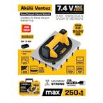 BİTERSE 250 KG Akülü Vakumlu Seramik Ahşap Cam Taşıma Vantuzu 7,4 Volt 2 Amper SGS5422