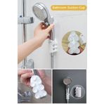 BİTERSE Banyo Duş Başlığı Tutucu 7 Vantuzlu Silikon Vantuz Tutacak