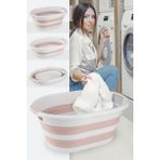 Biterse Katlanır Çamaşır Sepeti Yer Kaplamayan Pratik Katlanır Sepet 38 Lt 45 x 63 x 27