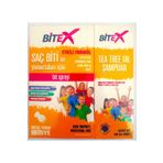 Bitex bit spreyi 100ml ve 150ml şampuan metal tarak hediye