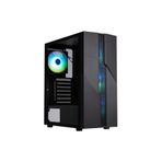 Bitfenix C20 Black 600W White PSU 4x120mm FRGB Fan ATX Temperli Cam Siyah Gaming (Oyuncu) Kasa
