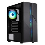Bitfenix C20 Black 600W White PSU 4x120mm FRGB Fan ATX Temperli Cam Siyah Gaming (Oyuncu) Kasa