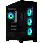 Bitfenix Ceto Premium Black 750W 80+ Bronze PSU 4x120mm FRGB Fan ATX Temperli Cam Siyah Gaming (Oyuncu) Kasa