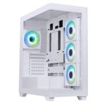 Bitfenix Ceto Premium White 850W 80+ Bronze PSU 4x120mm ARGB Fan ATX Temperli Cam Beyaz Gaming (Oyuncu) Kasa