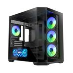 Bitfenix Digital T10 Black 850W 80+ Bronze BFC-WT10EFBBW850-4A 4x120mm ARGB Fan ATX Temperli Cam Siyah Gaming (Oyuncu) K
