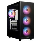 BitFenix Grafi Black 4x120mm FRGB Fan Mesh Temperli Cam USB 3.0 Mid Tower ATX Gaming Kasa (BFC-GRM-KKGSK-4F)