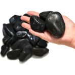 Bitki Kapında Bazalt 4-6 Cm, Siyah Saksı ve Bahçe Taşı, Dekoratif Teraryum Taşı, Akvaryum Çakıl Taşı, Süs Taşı - 10 kg - 4 - 6 cm