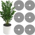Bitki Koruyucusu Mat - 6 Parça Yeniden Kullanılabilir Ağaç Malç Yüzüğü | Cuttable Yuvarlak Çekme Tencere Toprak Koruyucu Paspaslar | Bahçesi Bitkisi Koruması Için Ağaç Ot Bariyeri Kapağı (11.8 Inç)