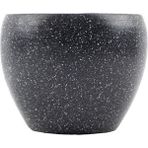 BİTKİ TASARIMI EV DEKORASYON GRİ GRANİT TOPRAK SAKSI SAKSILIK SALON ÇİÇEKLİK - 15 CM