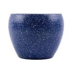 Bitki Tasarımı Ev Dekorasyon Lacivert Granit Toprak Saksı Saksılık Salon Çiçeklik - 15 CM