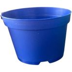 Bitkim Sende Katı Plastik Sukulent Saksısı 15 Adet Mavi (8.5 Cm)