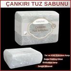 Bitkisel Çankırı Tuz Sabunu 300-350 Gr Zengin Mineralli Doğal Saf Çankırı Kaya Tuzu Sabunu