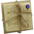 Bitkiselce El Yapımı Çinko Oksit SabunuGeleneksel üretim. Doğal içerik.