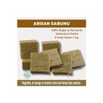 Bitkiselce Saf ve Doğal Içeriklerle Argan Sabunu 950 gr (8 Kalıp)